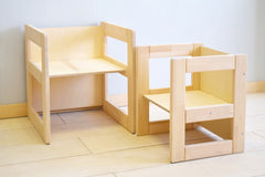 Montessori cube chair/table for kids