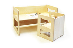 Montessori cube chair/table for kids