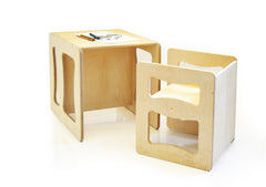 Montessori cube chair/table for kids