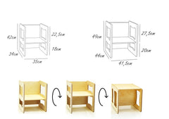 Montessori cube chair/table for kids