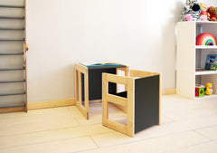 Montessori cube chair/table for kids